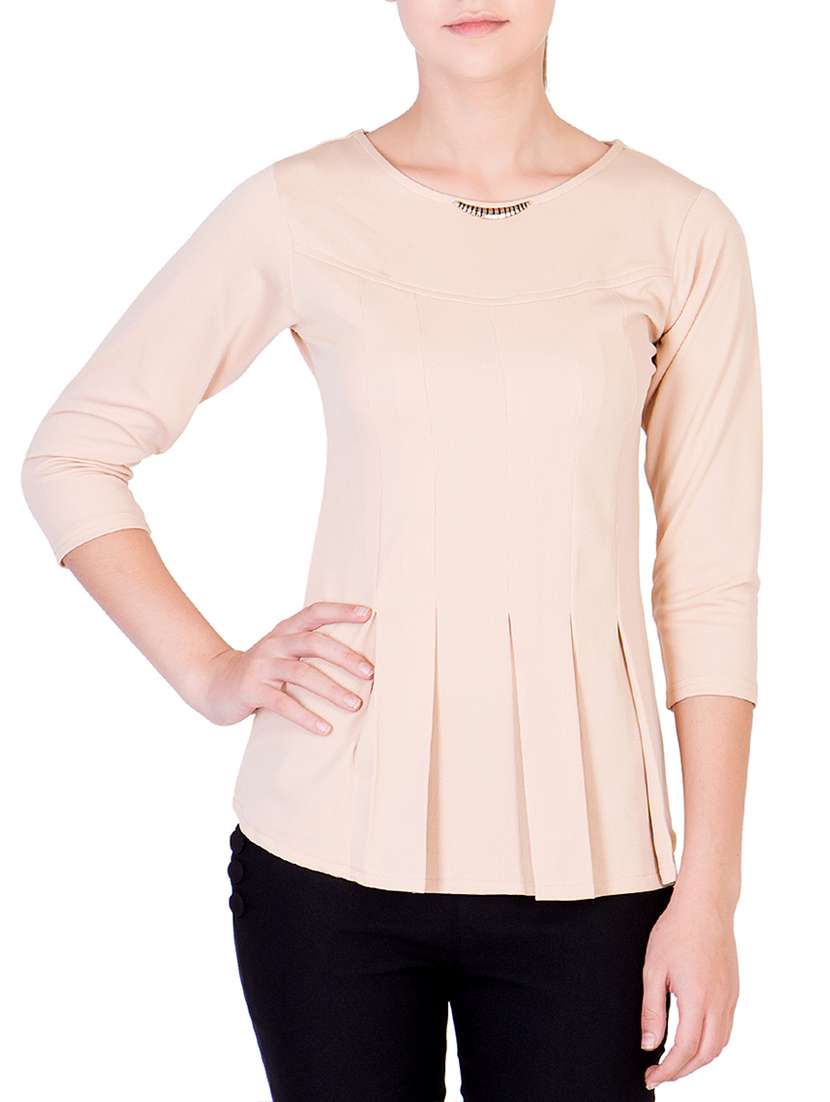 beige regular top