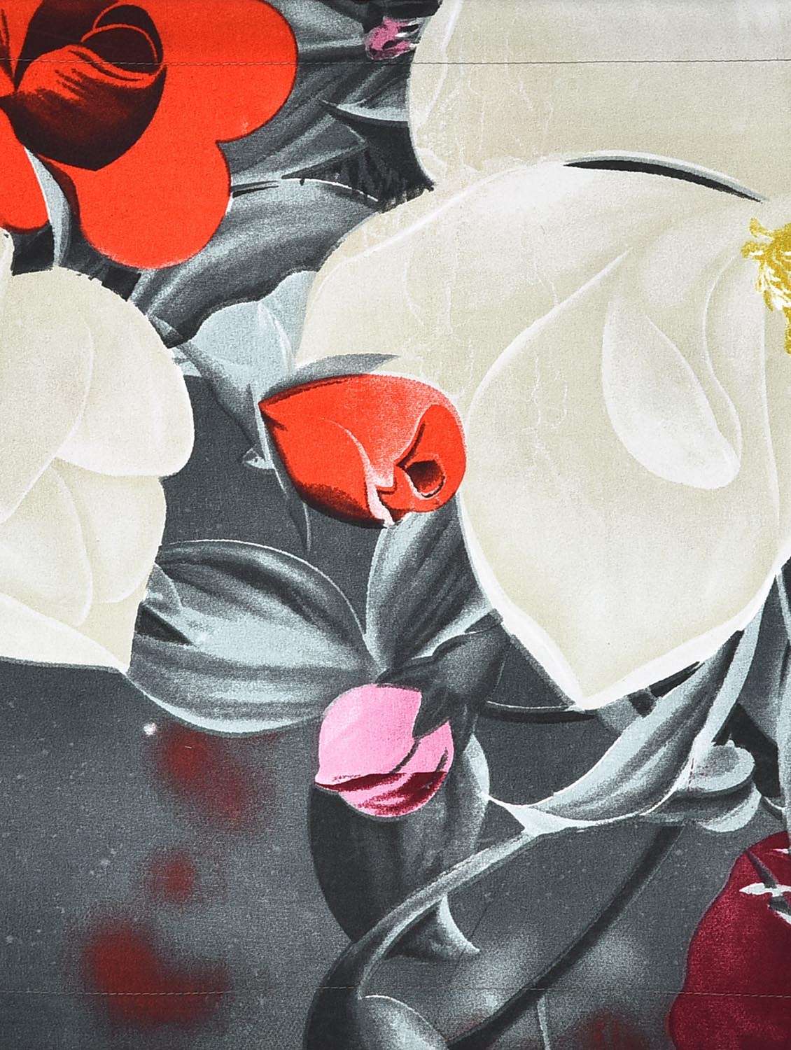 first row floral printed bedsheet with pillow covers - 13419372 -  Standard Image - 1