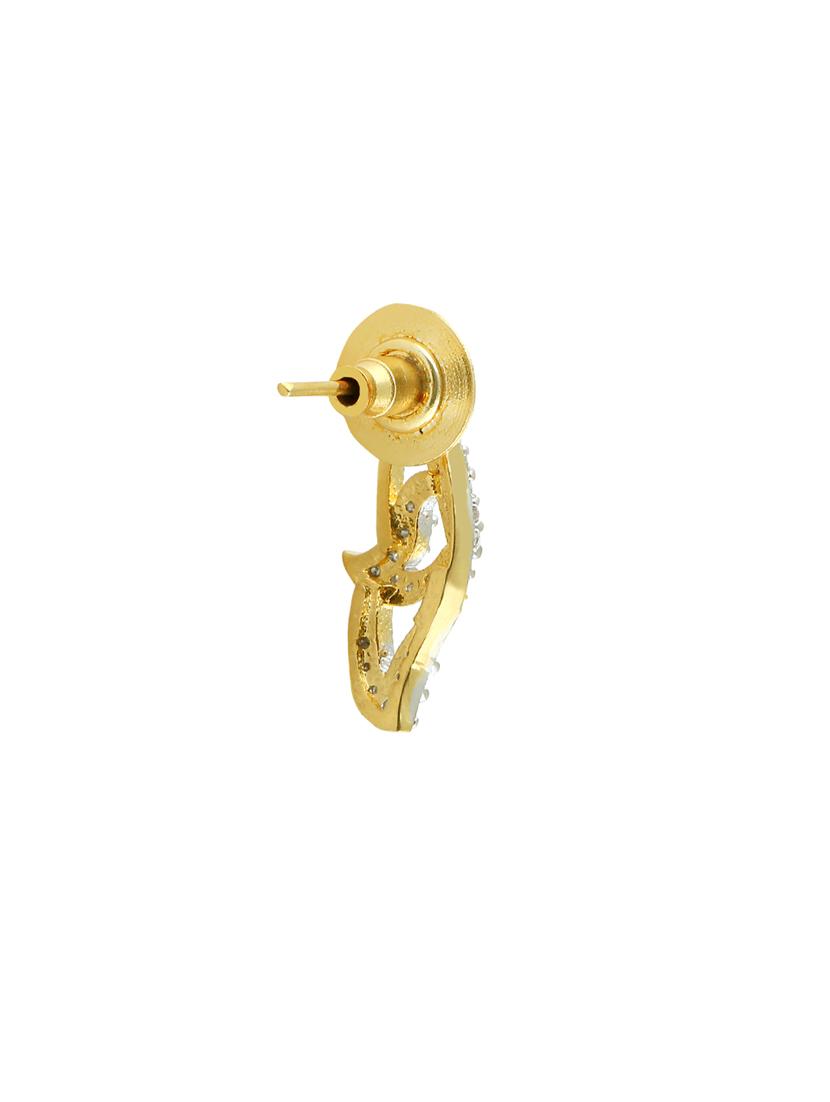 gold brass studs earring - 13429816 -  Standard Image - 1