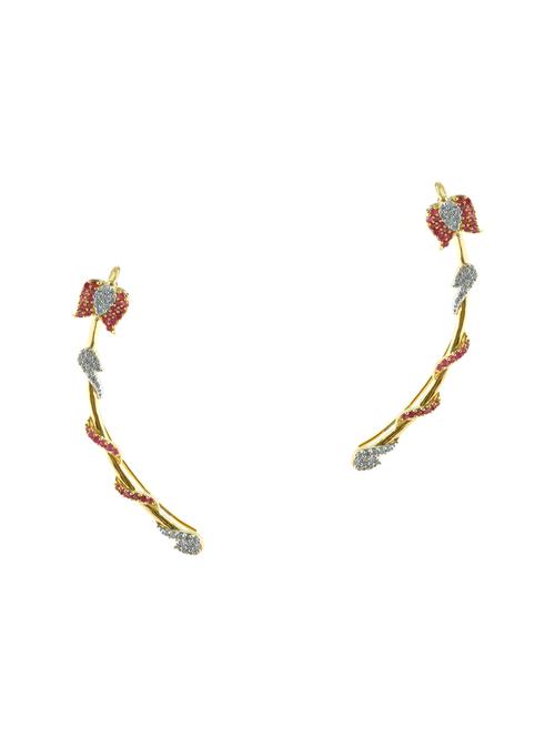 gold brass earring - 13429836 -  Standard Image - 0
