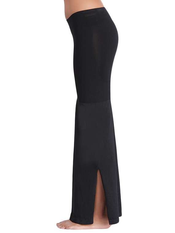 black nylon shaper thighs shapewear - 13430268 -  Standard Image - 1