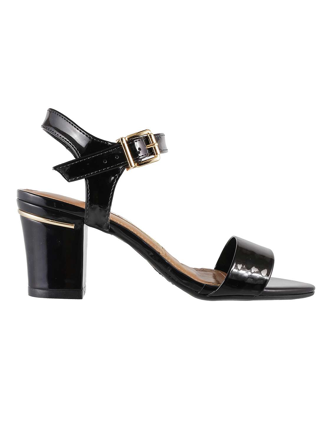 black ankle strap sandal - 13436077 - Standard Image - 1