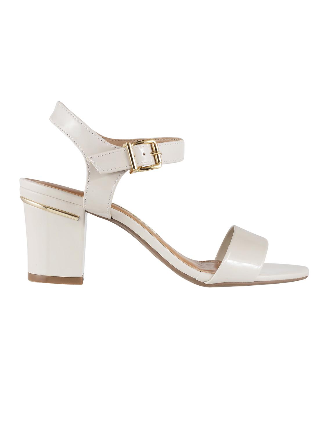 white ankle strap sandal - 13436078 - Standard Image - 1