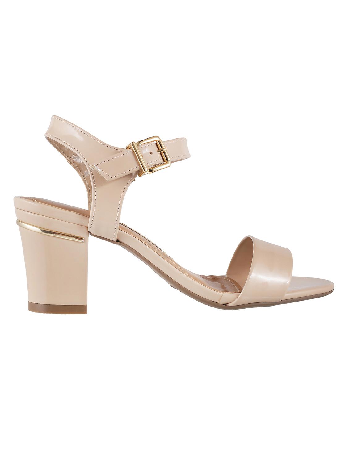 nude ankle strap sandal - 13436079 - Standard Image - 1
