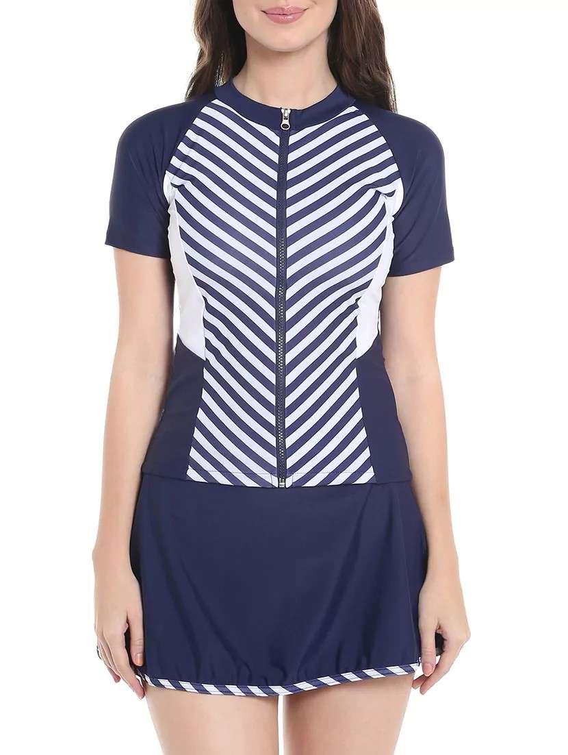 dark blue functional swimsuit