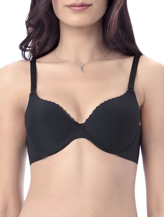 lightly padded solid t-shirt bra