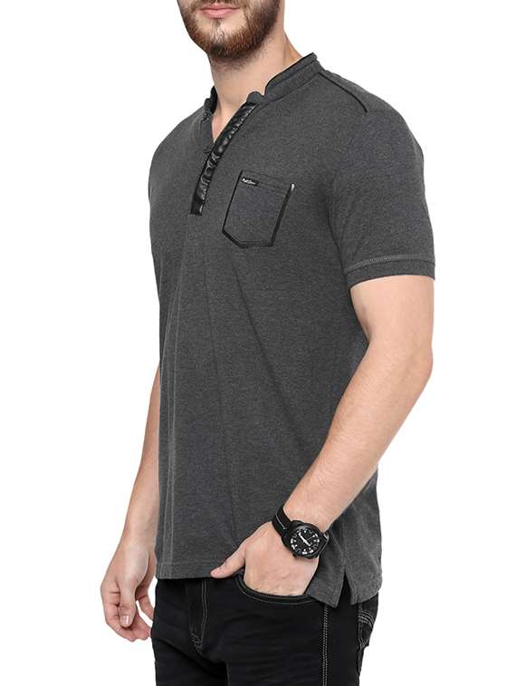 grey cotton t-shirt - 13454903 -  Standard Image - 1