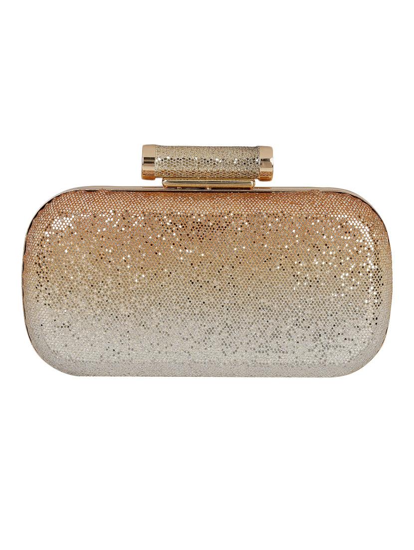 gold metal clutch - 13455006 -  Standard Image - 1