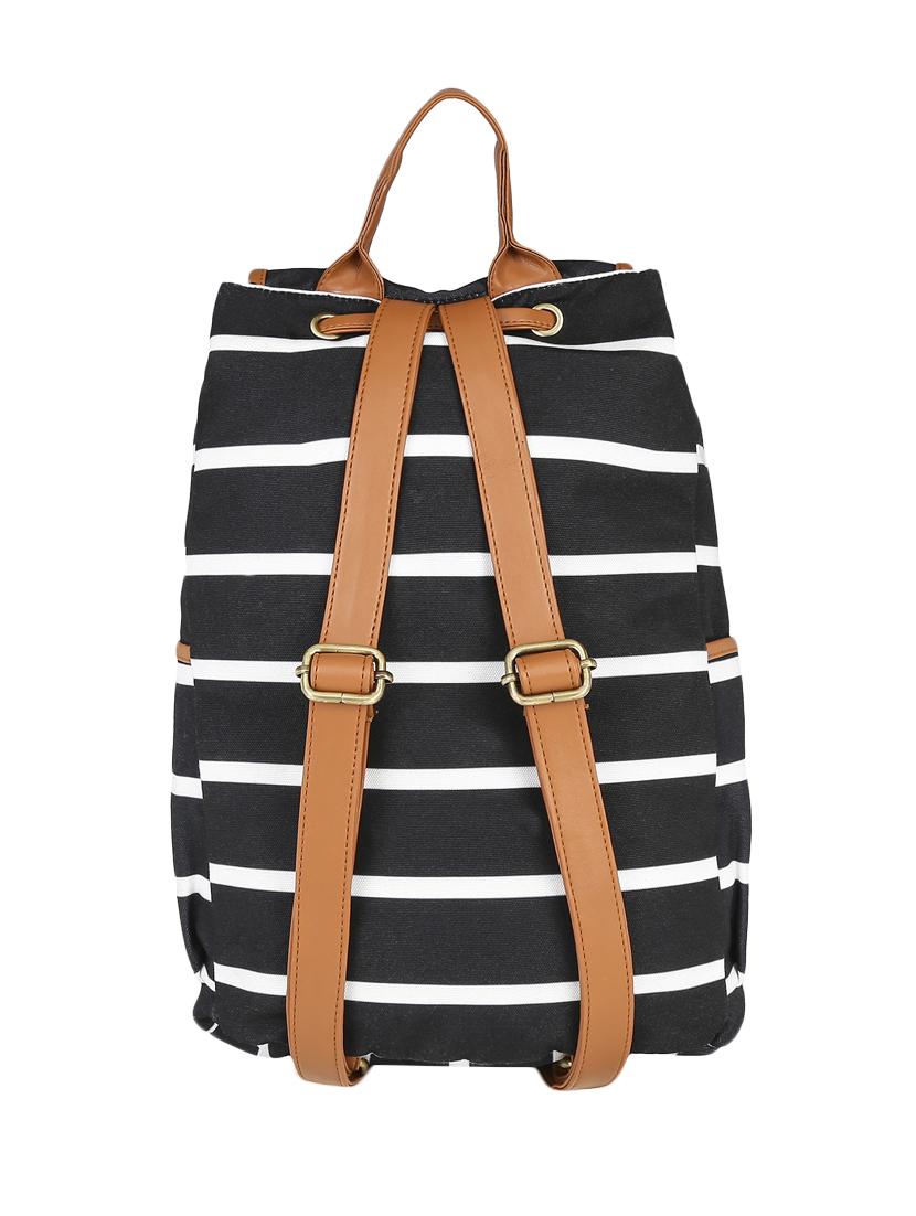 black canvas fashion backpack - 13455020 -  Standard Image - 1