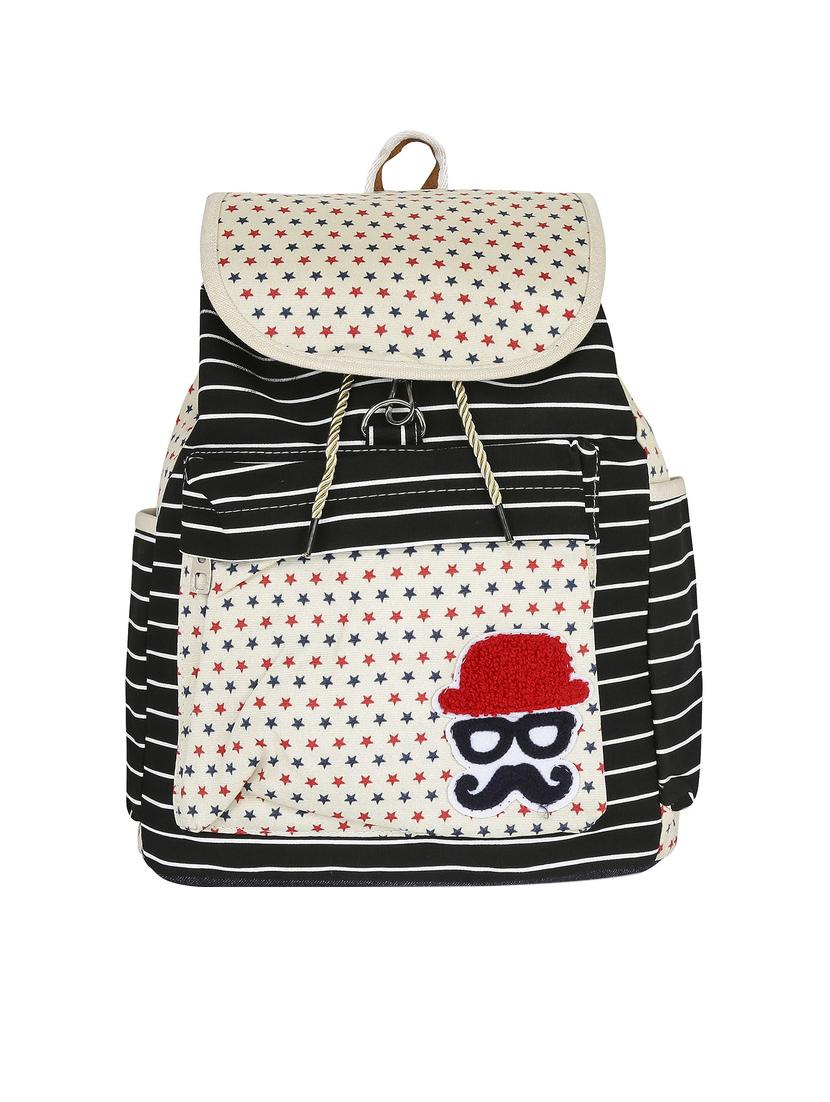 multi coloured canvas backpack - 13455030 -  Zoom Image - 0