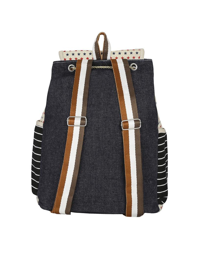 multi coloured canvas backpack - 13455030 -  Standard Image - 1