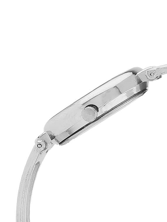 watch me silver metal white dial watch for women wmal-138 - 13459115 - Standard Image - 1