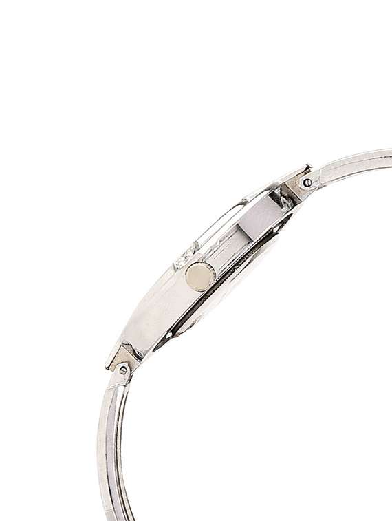 watch me silver metal white dial watch for women wmal-132 - 13459126 - Standard Image - 1
