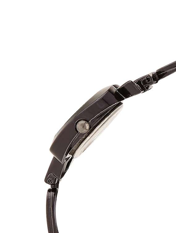 watch me black metal white dial watch for women wmal-128 - 13459134 - Standard Image - 1