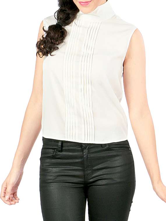 white cotton top
