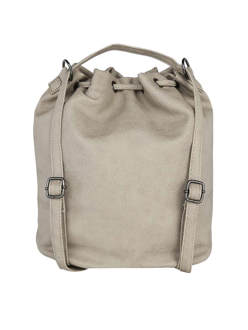 beige leatherette sling bag - 13464706 -  Standard Image - 1