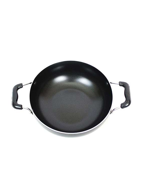 black aluminium kadhai