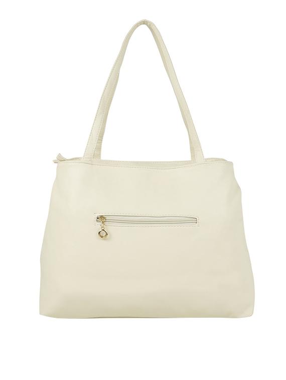 beige leatherette handbag - 13465900 -  Standard Image - 1