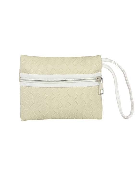 cream leatherette handbag - 13465908 -  Standard Image - 4