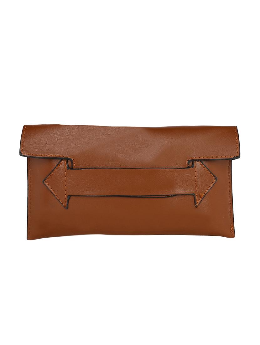 brown leatherette handbag - 13466001 - Standard Image - 4