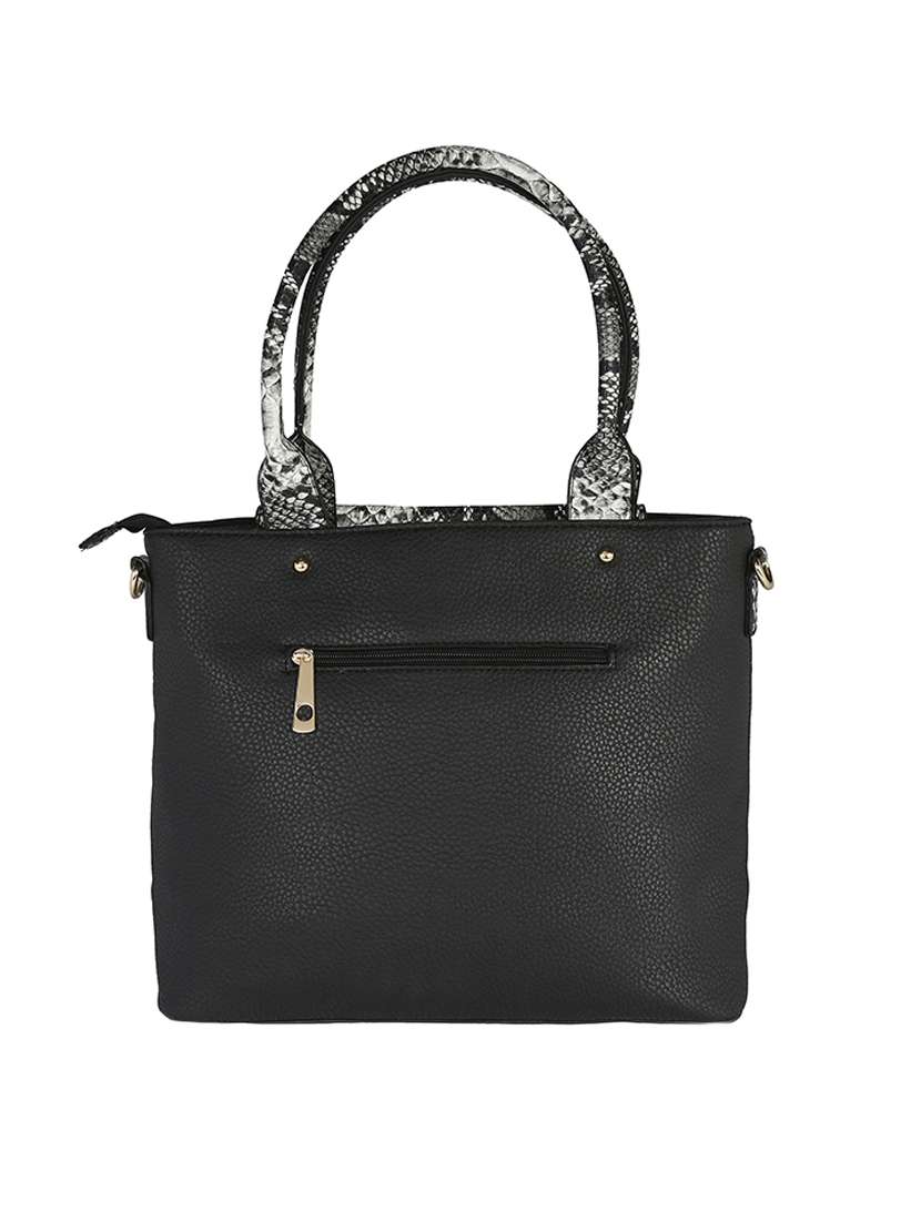 black leatherette handbag - 13466002 -  Standard Image - 1