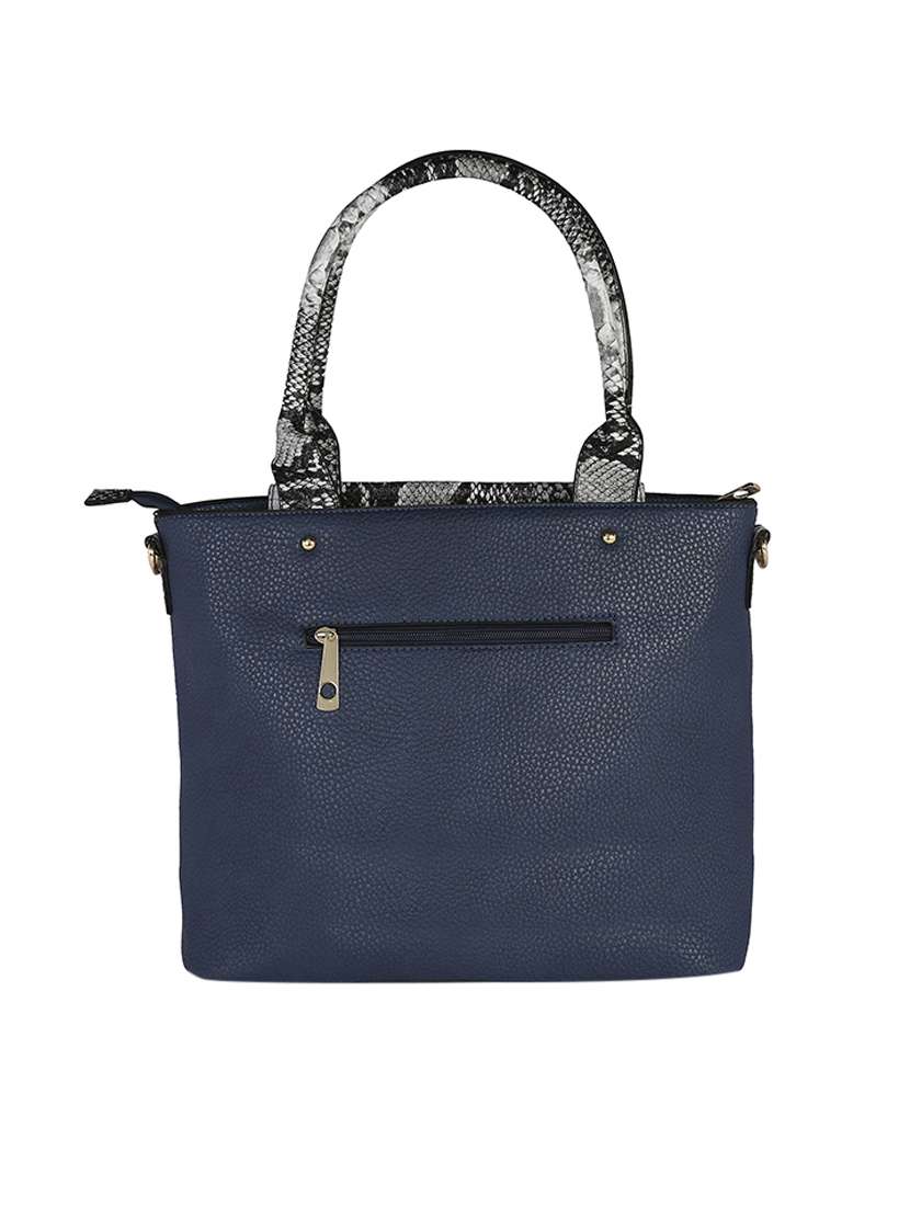blue leatherette handbag - 13466004 -  Standard Image - 1