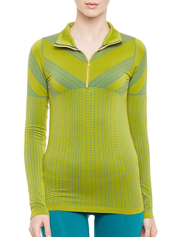 green printed regular tee