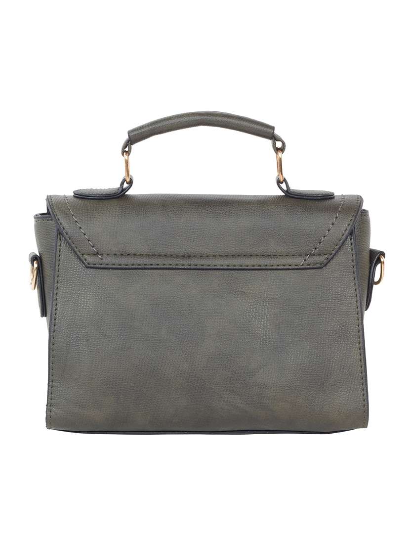 green leatherette sling bag - 13482363 -  Standard Image - 1