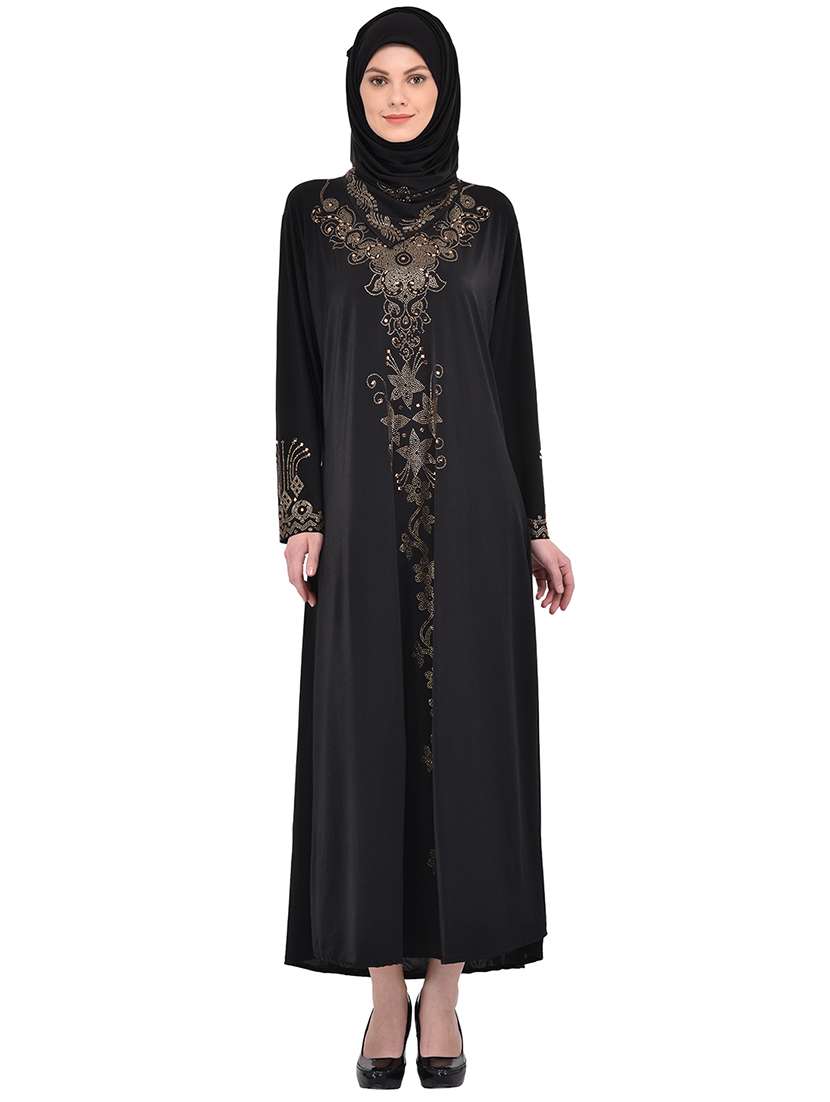 black none aline cloaks & abaya