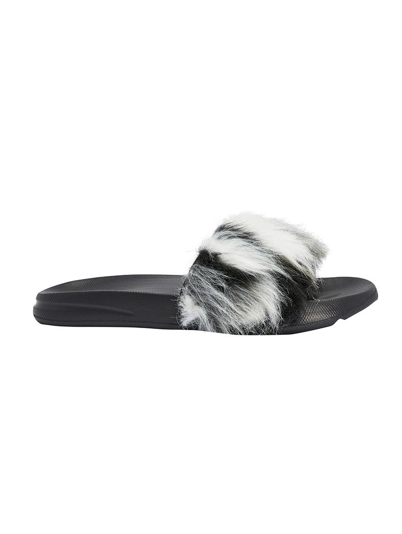 grey pvc flip flops - 13550582 -  Standard Image - 1