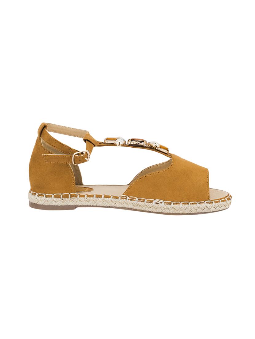 tan ankle strap sandal - 13550604 - Standard Image - 1