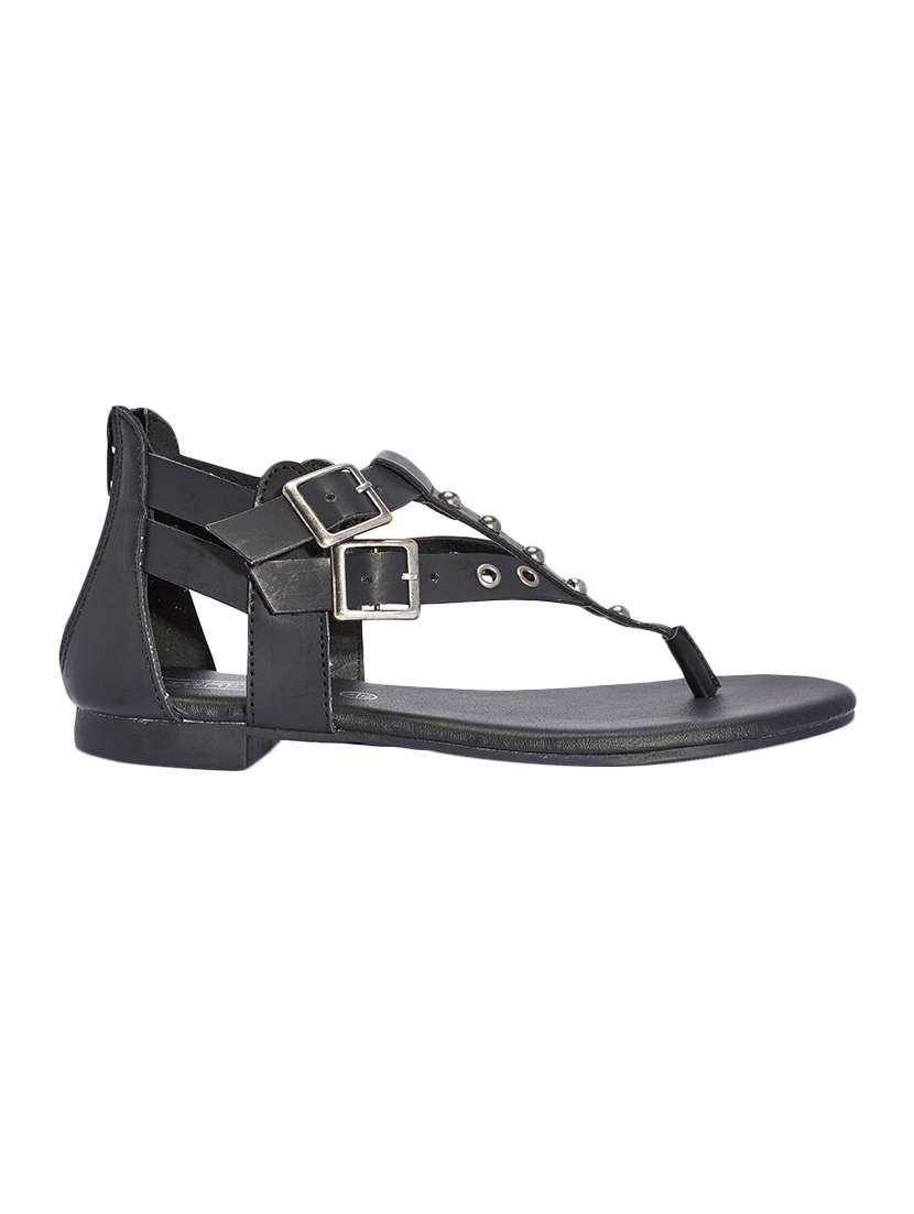 black closed back sandal - 13550835 -  Standard Image - 1