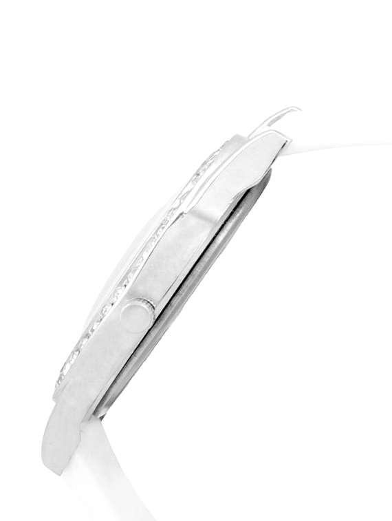 watch me white round dial silicone strap analog watch - 13604784 - Standard Image - 1