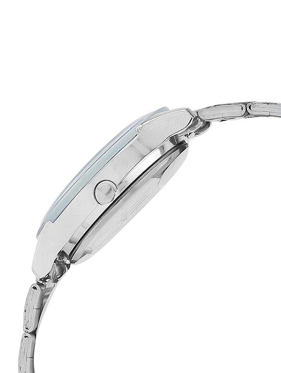 watch me blue dial silver metal watch for women and girls wmal-147 - 13604920 - Standard Image - 1