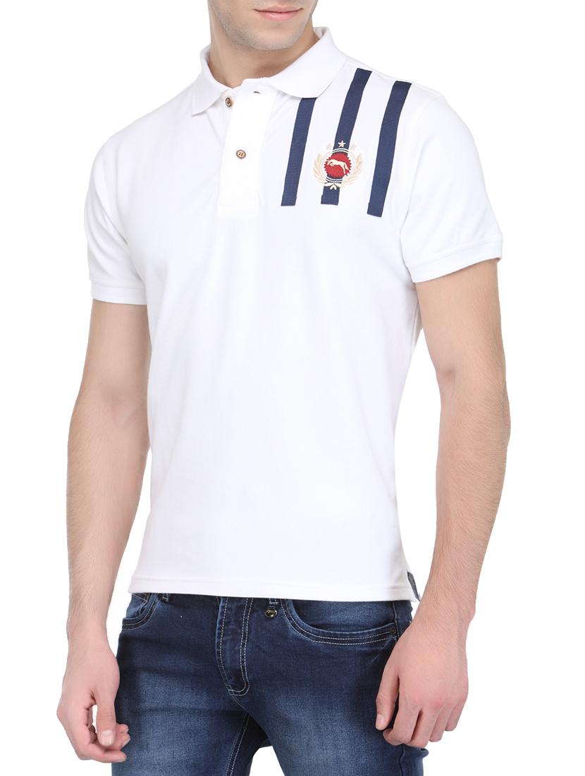 white cotton t-shirt - 13650082 - Standard Image - 1