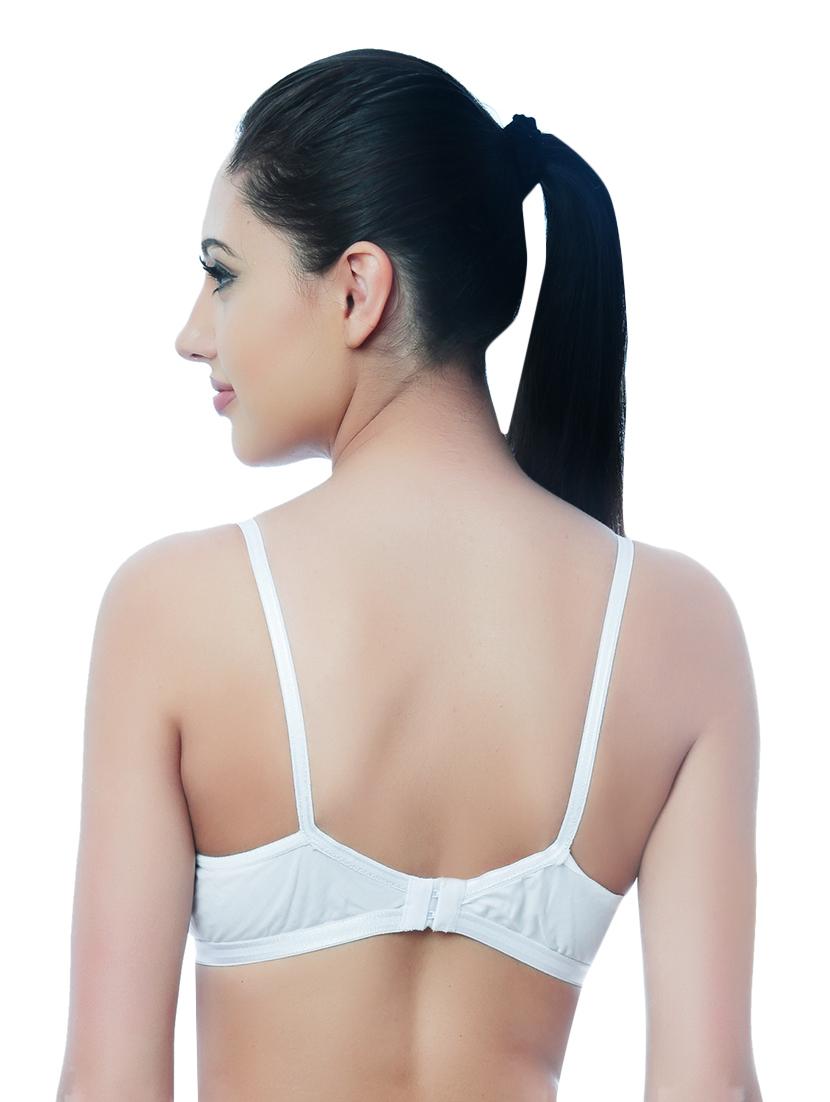 white cotton maternitynursing bra - 13651494 - Standard Image - 1