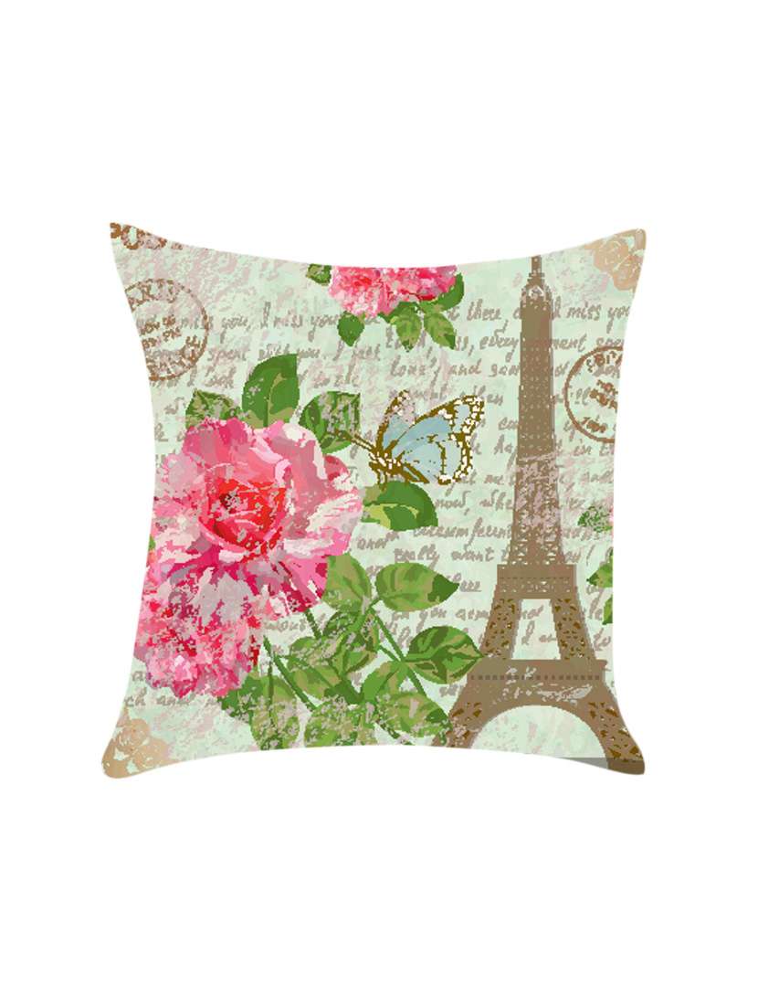ambbi collection digitally printed polyester cushion cover