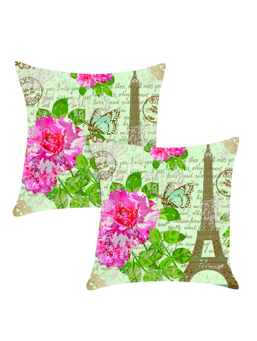ambbi collection digitally printed polyester set of 2 cushion cover - 13652863 -  Standard Image - 0