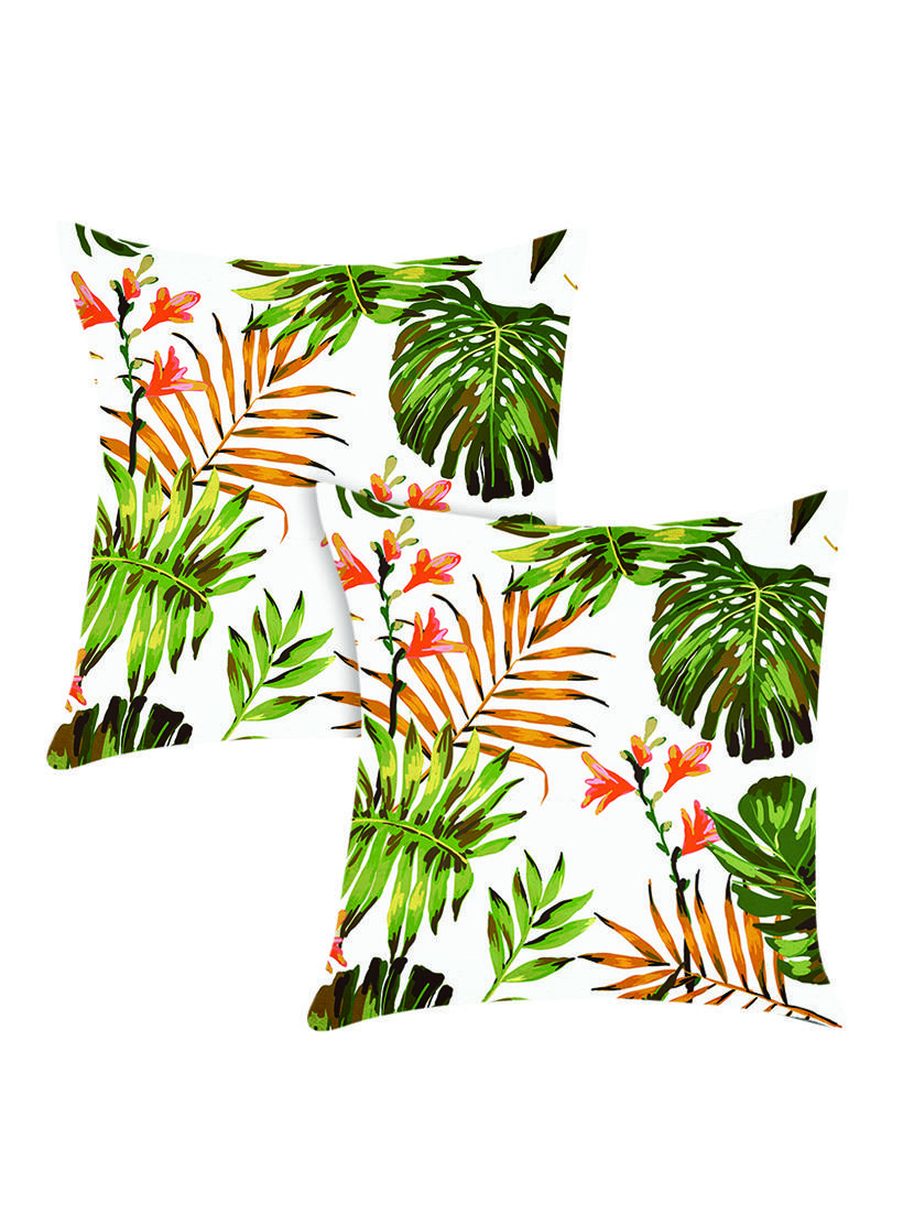 ambbi collection digitally printed polyester set of 2 cushion cover