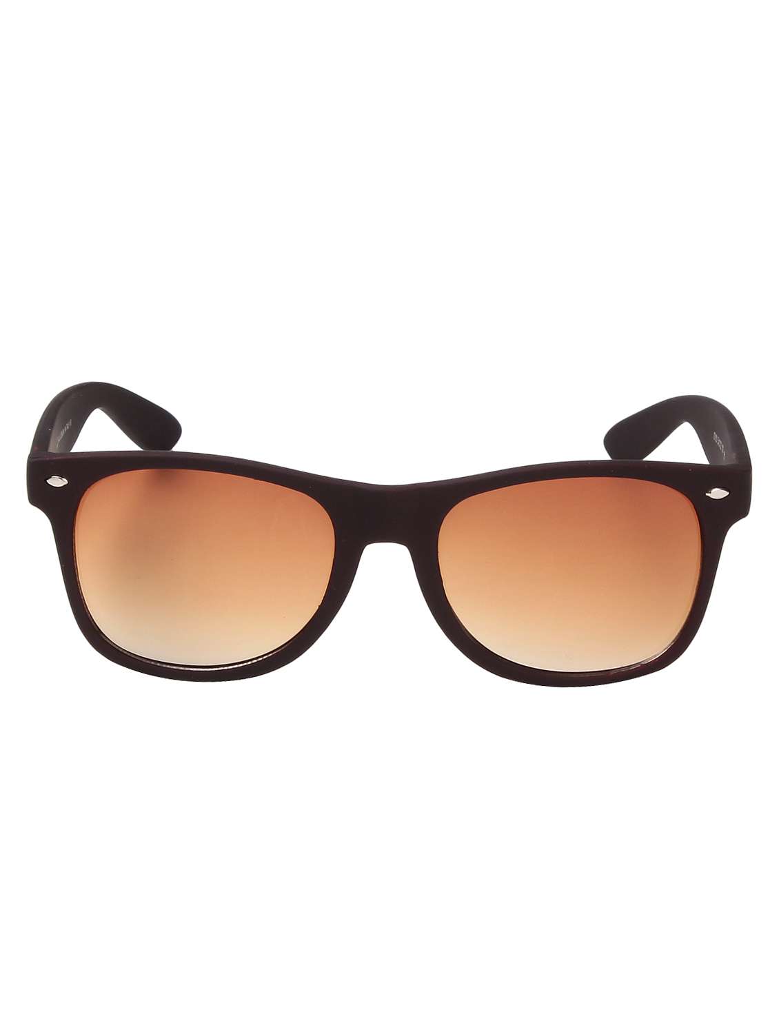 brown full rim uv protected wayfarer sunglasses