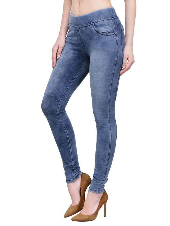 light blue denim jeggings - 13656901 -  Standard Image - 1