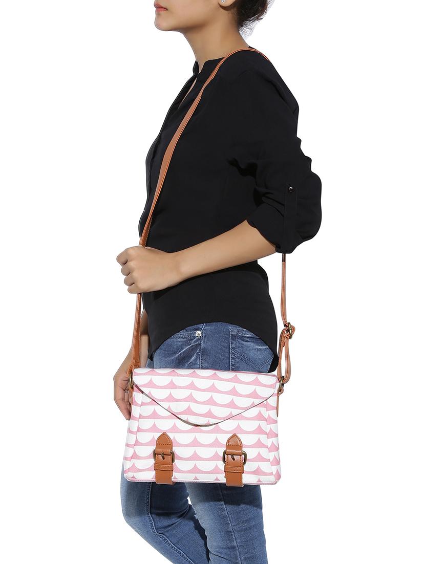 multi coloured canvas printed sling bag - 13659679 - Standard Image - 4