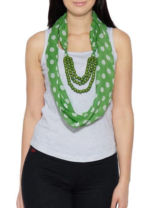 green viscose scarf - 13659691 -  Standard Image - 0