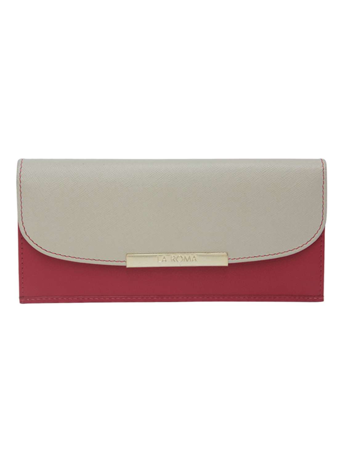 multi coloured leather regular clutch