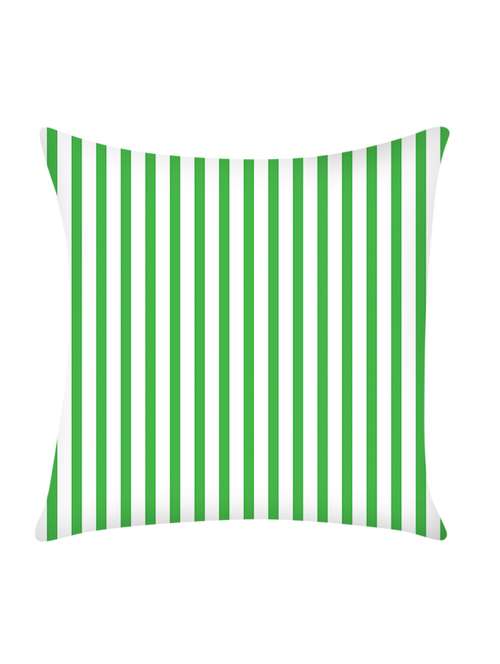 white printed satin cushion cover - 13662560 -  Standard Image - 0
