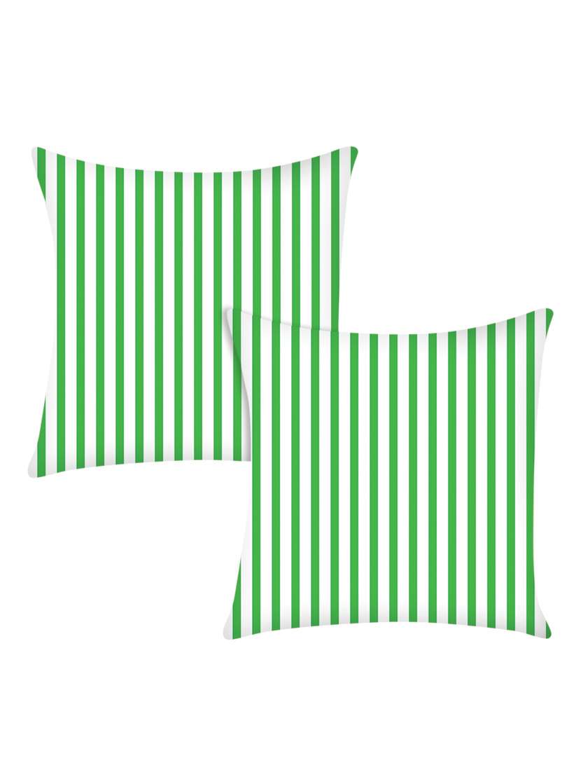 white set of 2 satin cushion cover