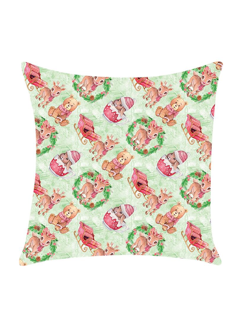 digitally printed cushion cover with bear design - 13662563 -  Zoom Image - 0