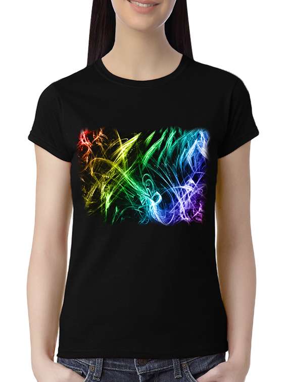 black cotton regular tshirt