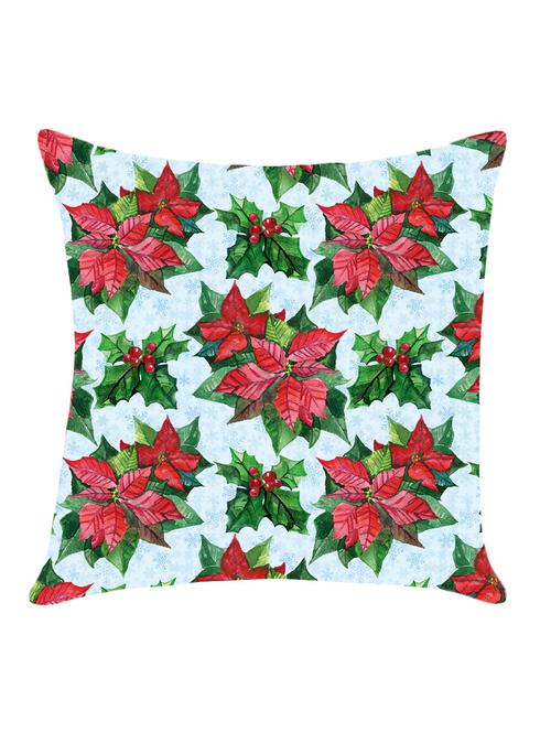 digitally printed cushion cover with leaf design - 13667822 - Standard Image - 0