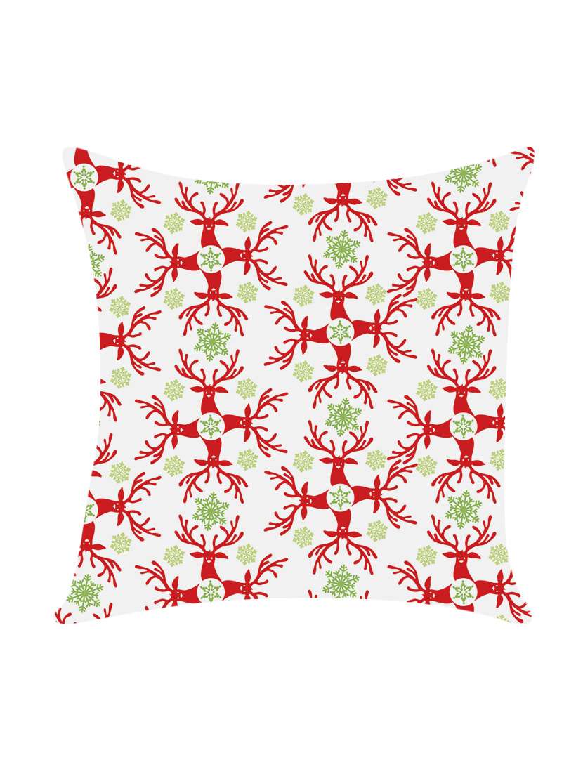 digitally printed cushion cover with animal design